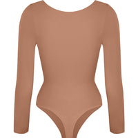 Long Sleeve Ruched Bodysuit