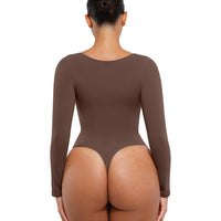 Long Sleeve Ruched Bodysuit