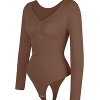 Long Sleeve Ruched Bodysuit