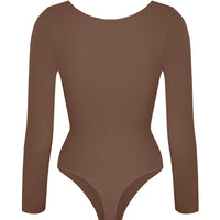 Long Sleeve Ruched Bodysuit