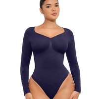 Long Sleeve Ruched Bodysuit