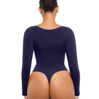 Long Sleeve Ruched Bodysuit