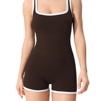 Outlined Ribbed Bodysuit