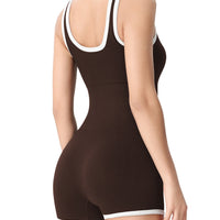 Outlined Ribbed Bodysuit