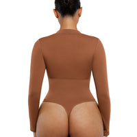 The Deep V Zip Bodysuit