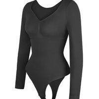 Long Sleeve Ruched Bodysuit