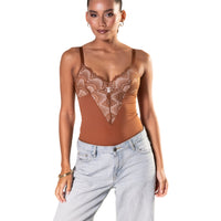 Half Laced Bodysuit