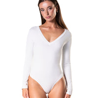 Long Sleeve Scoop Neck Bodysuit