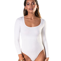 Long Sleeve Thong Bodysuit