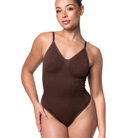 Low Back Snatched Thong Bodysuit