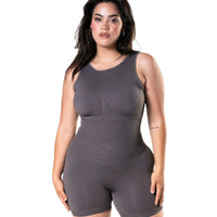 Round Neck Low Back Bodysuit