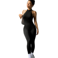 High Neck Sport Jumpsuit