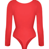 Long Sleeve Ruched Bodysuit
