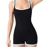 Outlined Ribbed Bodysuit