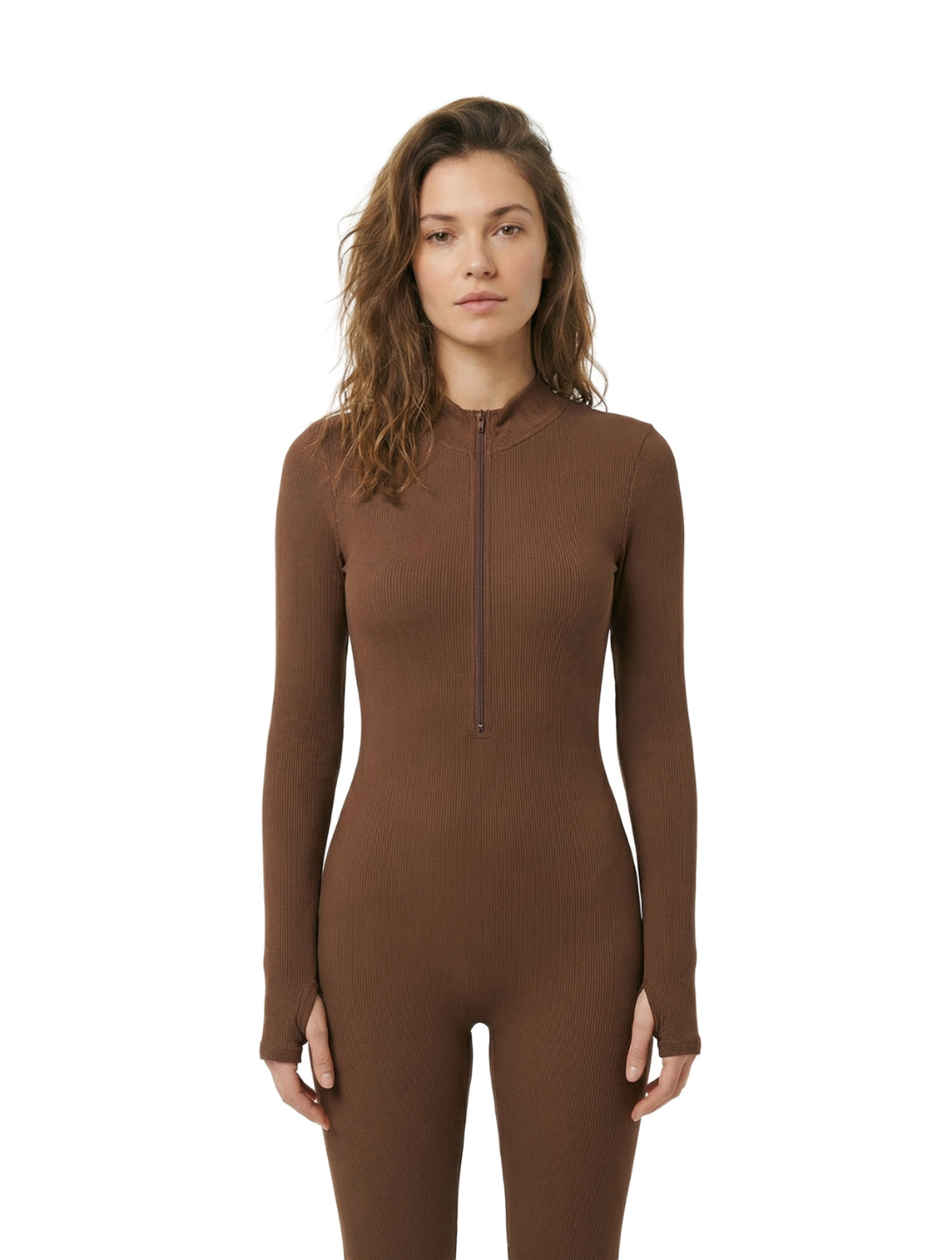 Sculpted Rib Jumpsuit