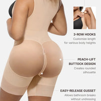 U-Shaped Faja Tummy Control Butt Lift Bodysuit