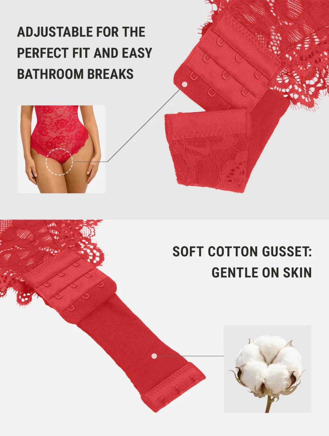 Laced Bodysuit Shapewear