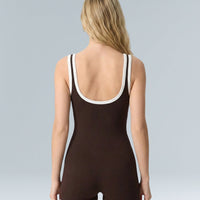 Outlined Ribbed Bodysuit