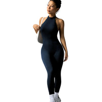High Neck Sport Jumpsuit