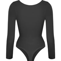 Long Sleeve Ruched Bodysuit