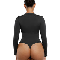 The Deep V Zip Bodysuit