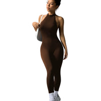 High Neck Sport Jumpsuit