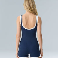 Outlined Ribbed Bodysuit