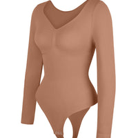 Long Sleeve Ruched Bodysuit