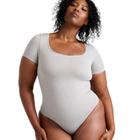 Square Neck Thong Bodysuit
