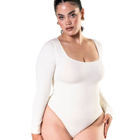 Long Sleeve Thong Bodysuit