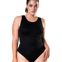 Round Neck Thong Bodysuit